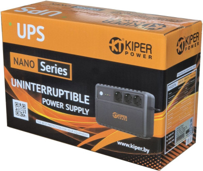 Источник бесперебойного питания Kiper Power Nano 850 (850VA/480W) 