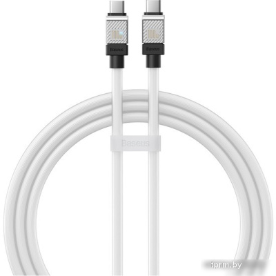 Кабель Baseus CoolPlay Series USB Type-C - USB Type-C (1 м, белый) 