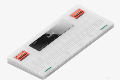 Клавиатура NuPhy Air75 V2 Ionic White (Gateron Low Profile Red 2.0) 