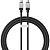 Кабель Baseus CoolPlay Series USB Type-C - USB Type-C (1 м, черный) 