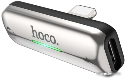 Адаптер Hoco LS27 Lightning (серебристый) 