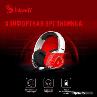 Наушники A4Tech Bloody MR710 (белый) 