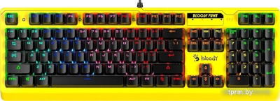 Клавиатура A4Tech B810RC (желтый) 