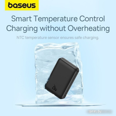 Внешний аккумулятор Baseus Magnetic Mini Air Wireless Fast Charge Power Bank 20W 10000mAh (черный) 