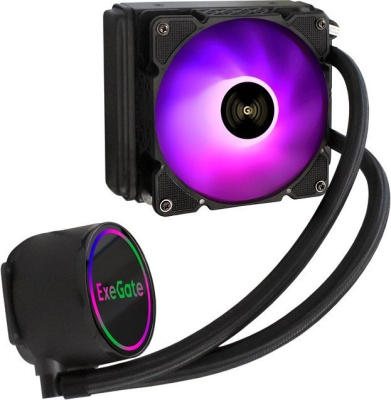 Система жидкостного охлаждения для процессора ExeGate BlackWater-120.PWM.ARGB EX293456RUS