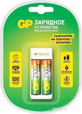 Аккумуляторы + зарядное GP E211/210AAHCCS-2CR1 
