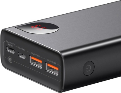 Портативное зарядное устройство Baseus Adaman Metal Digital Display PPIMDA-D01 20000mAh (черный) 