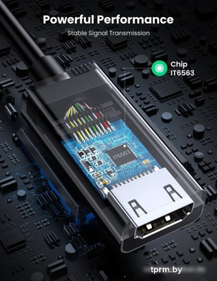 Адаптер Ugreen MM137 70694 HDMI - DisplayPort (0.25 м) 