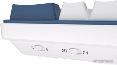 Клавиатура Royal Kludge RK61 Plus RGB (белый, RK Cyan) 