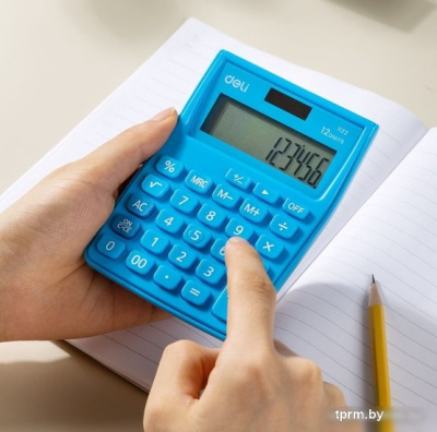 Бухгалтерский калькулятор Deli E1122/BLUE 