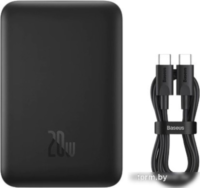 Baseus Magnetic Mini Wireless Fast Charge Power Bank 10000mAh 20W (черный) 