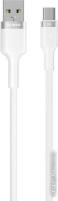 Кабель Olmio USB Type-A - USB Type-C 041658 (1.2 м, белый) 