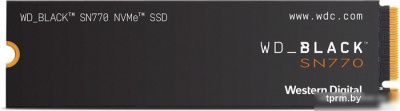 SSD WD Black SN770 NVMe 500GB WDS500G3X0E 