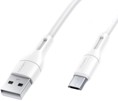 Кабель Usams USB Type-A - MicroUSB US-SJ502 (1 м, белый)