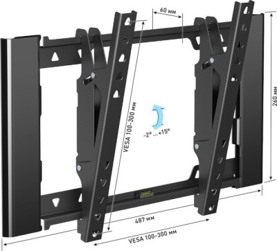 Кронштейн Holder LCD-T3929 (черный) 