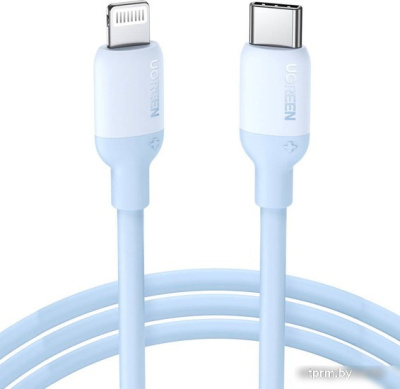 Ugreen US387 20313 USB Type-C - Lightning (1 м, голубой) 