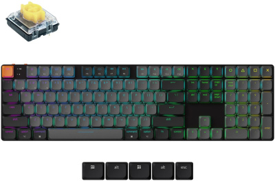 Клавиатура Keychron K5 Version 2 K5X-H4 (Gateron Low Profile Banana 2.0)