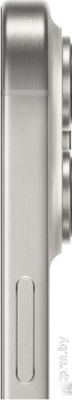 Смартфон Apple iPhone 15 Pro 256GB (белый титан) 