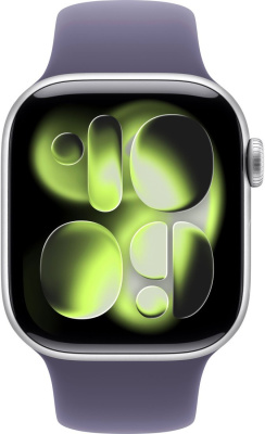 Умные часы Apple Watch Series 11 GPS 42mm Silver Al Case Purple Fog Sport Band S/M A3331 (MEU64X/A) 