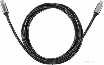 Кабель VCOM CU420M-1.8M USB 3.2 Gen2 Type-C - USB 3.2 Gen2 Type-C (1.8 м, черный) 