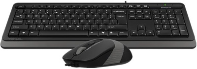 Клавиатура + мышь A4Tech Fstyler F1010 (черный/серый) 