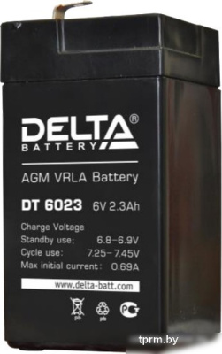 Аккумулятор для ИБП Delta DT 6023 (6В/2.3 А·ч) 