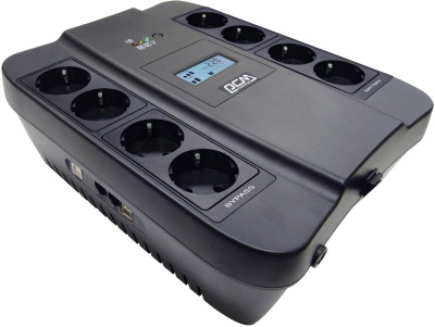 Источник бесперебойного питания Powercom Spider SPD-750U LCD USB 