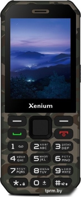 Телефон Xenium X300 (зеленый камуфляж) 