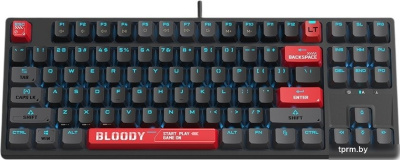 Клавиатура A4Tech Bloody AT87 (черный/красный) 