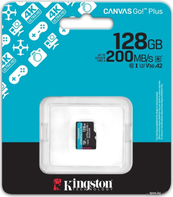 Kingston Canvas Go! microSDXC 128GB SDCG4/128GBSP 