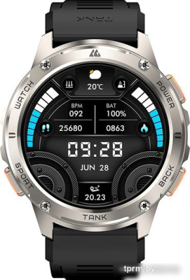 Умные часы Kospet Tank T3 (серебристый) 