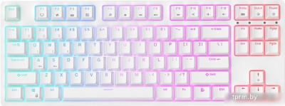 Клавиатура Royal Kludge RK87 RGB (белый, RK Red) 