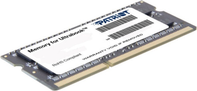 Оперативная память Patriot Memory for Ultrabook 8GB DDR3 SO-DIMM PC3-12800 (PSD38G1600L2S) 