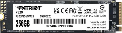 SSD Patriot P320 256GB P320P256GM28 