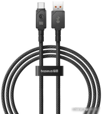 Кабель Baseus Unbreakable Series USB Type-A - USB Type-C (1 м, черный) 