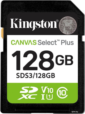 Kingston Canvas Select Plus SDXC 128GB SDS3/128GB 