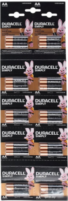 Батарейка DURACELL Simply AA LR6 20 шт. 