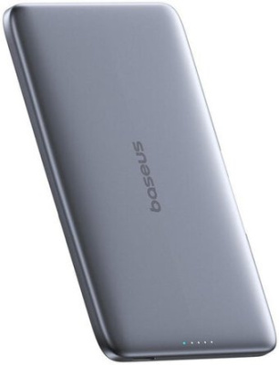 Внешний аккумулятор Baseus PicoGo AM41 Ultra-Slim Magnetic Power Bank 5000mAh (серый)