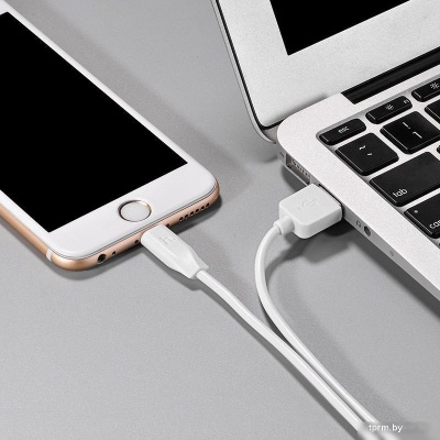 Кабель Hoco X1 USB Type-A - Lightning (1 м, белый) 