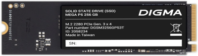 SSD Digma Mega P5 256GB DGSM3256GP53T 