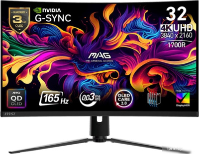 Игровой монитор MSI MAG 321CUP QD-OLED 