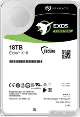 Жесткий диск Seagate Exos X18 14TB ST14000NM004J 