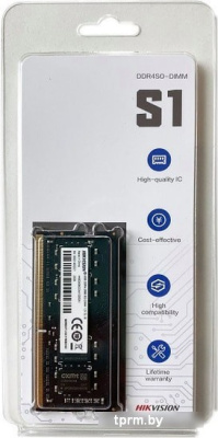 Оперативная память Hikvision S1 16GB DDR4 SODIMM PC4-21300 HKED4162DAB1D0ZA1/16G 
