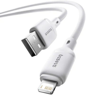 Baseus Silky Series Fast Charging Cable USB Type-A - Lightning (2 м, белый) 