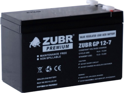 Аккумулятор для ИБП Zubr GP 12-7 