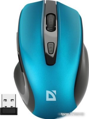 Мышь Defender Prime MB-053 (бирюзовый) 