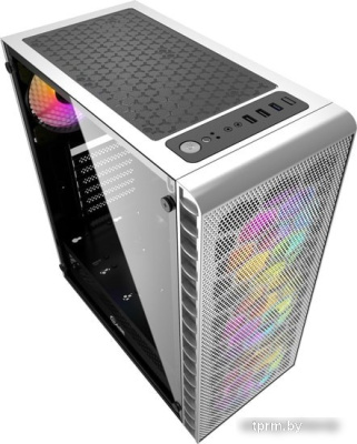 Корпус Powercase Mistral Z4C LED (белый) 