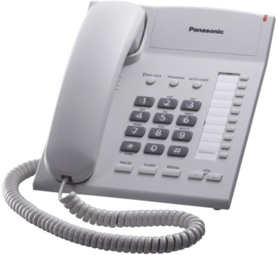 Проводной телефон Panasonic KX-TS2382UAW (белый) 