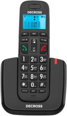 Радиотелефон Decross DC1013 (черный)