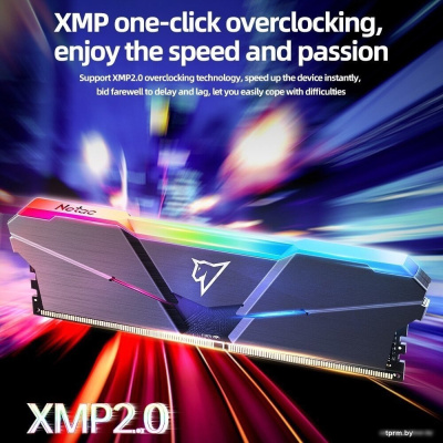 Оперативная память Netac Shadow RGB 2x16ГБ DDR4 3200МГц NTSRD4P32DP-32E 